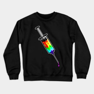 Rainbow Injection- version 2 Crewneck Sweatshirt